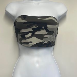 Camo tube top